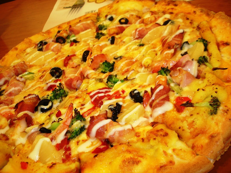 Canvas Print Pizza Toppings Cafe Eating Stretched Canvas 32 x 24 graphic regarding Printable Pizza Toppings named Canvas Print Pizza Toppings Cafe Eating Stretched Canvas 32 x 24